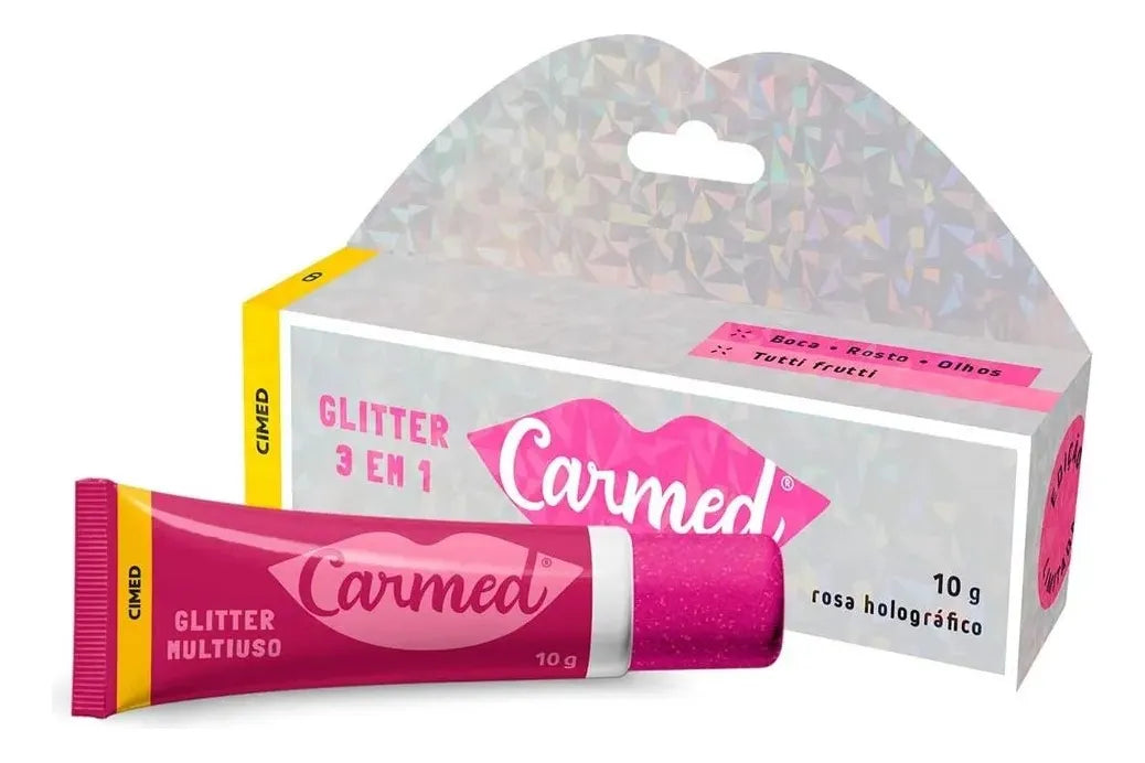 Hidratante Labial Glitter 3 Em 1 | Carmed