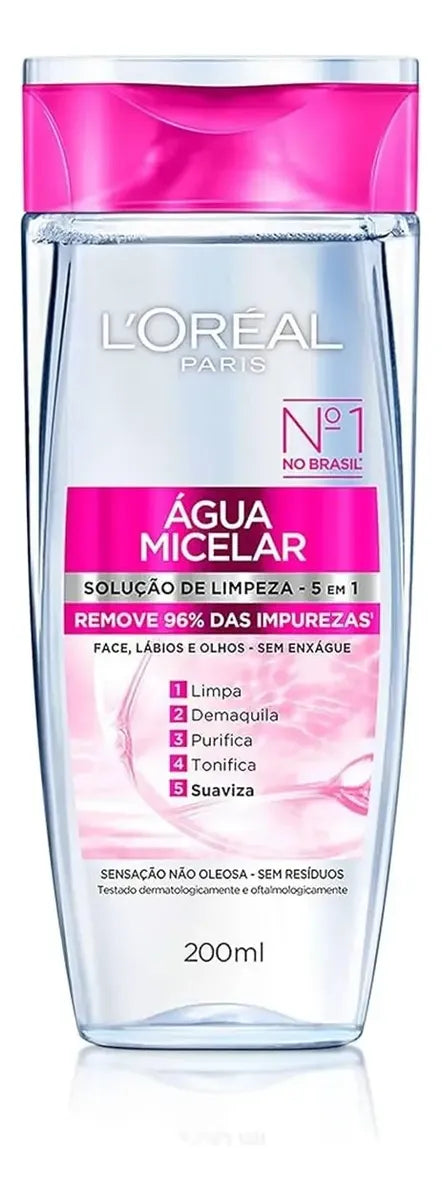 Água Micelar Demaquilante 5 em 1 | L'Oréal Paris