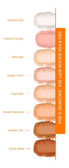 Pó Facial Solto Soft Silk 15g - Tom Vanilla Puff | Mari Maria