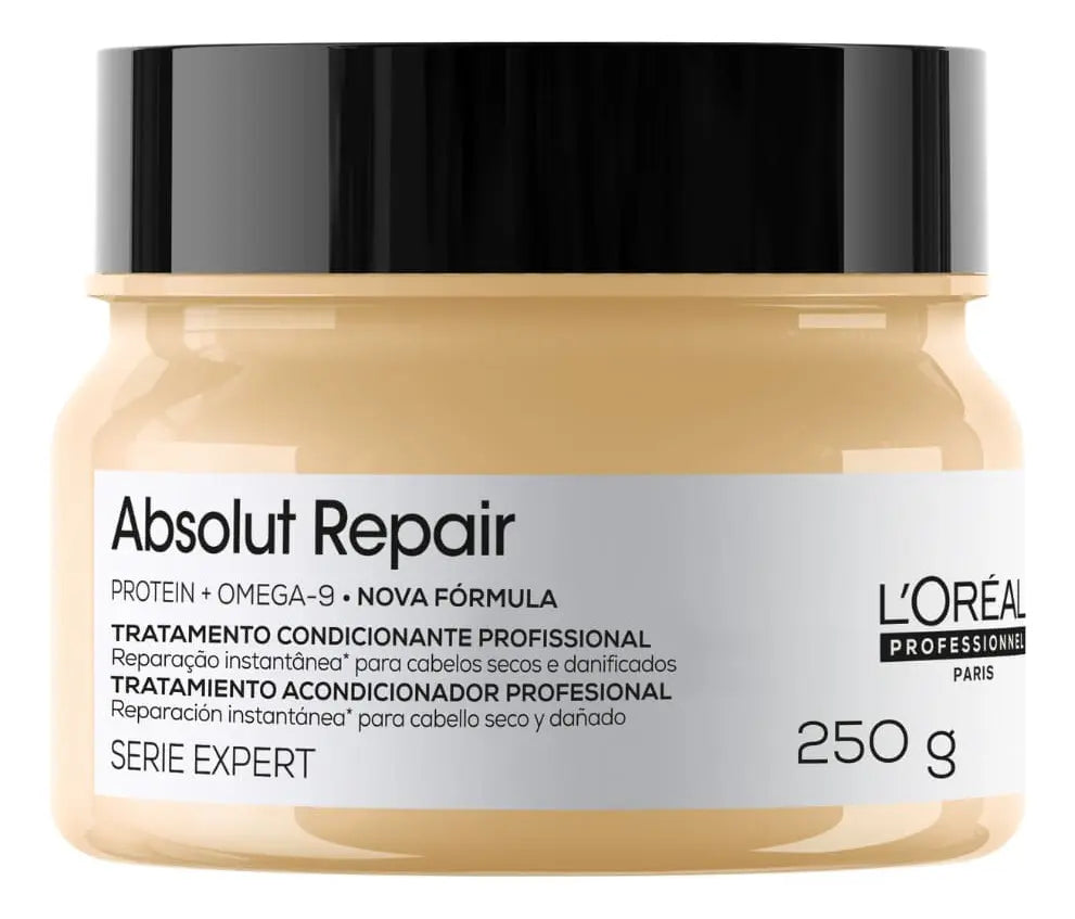 Kit Absolut Repair Shampoo 300ml + Máscara 250g – L'Oréal Professionnel