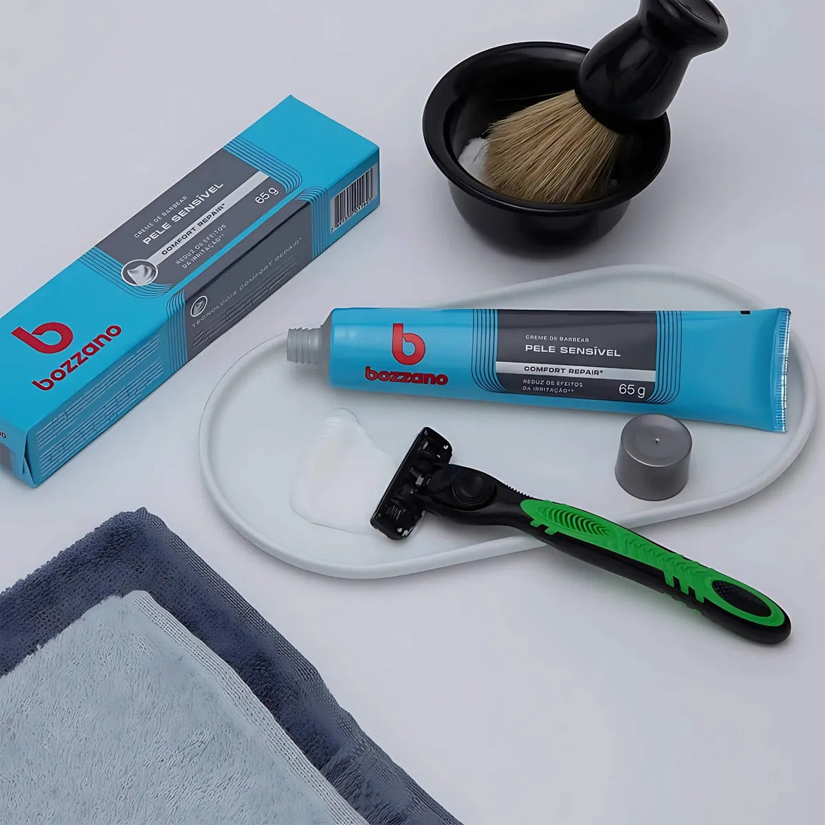 Kit Bozzano | Creme Barbear+Gel Pós Barba