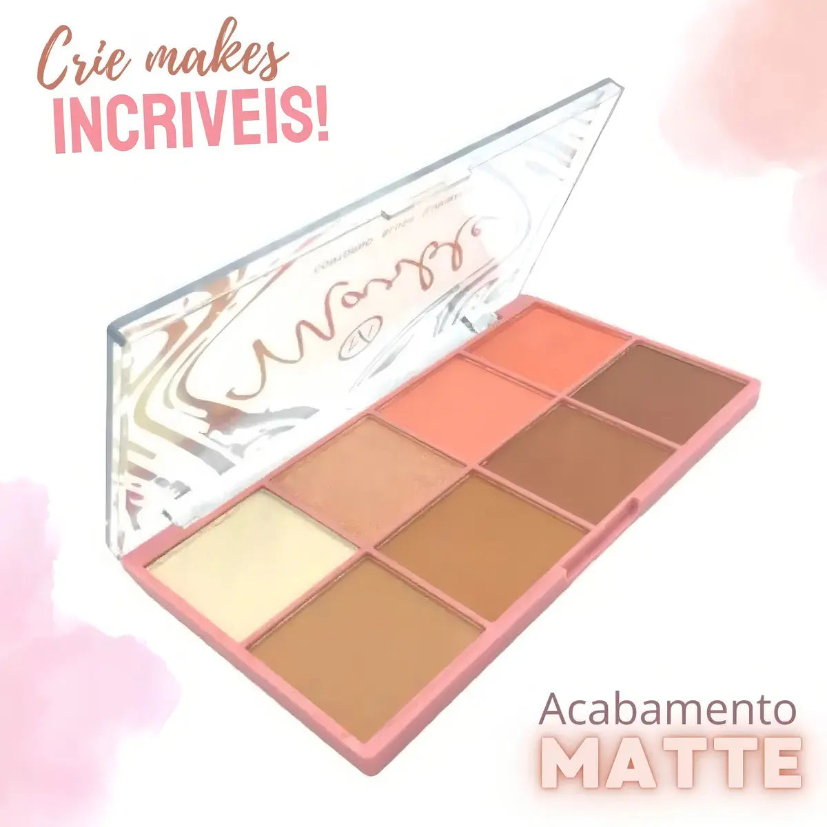 Blush, paleta de contorno & Iluminador em Pó - My8313