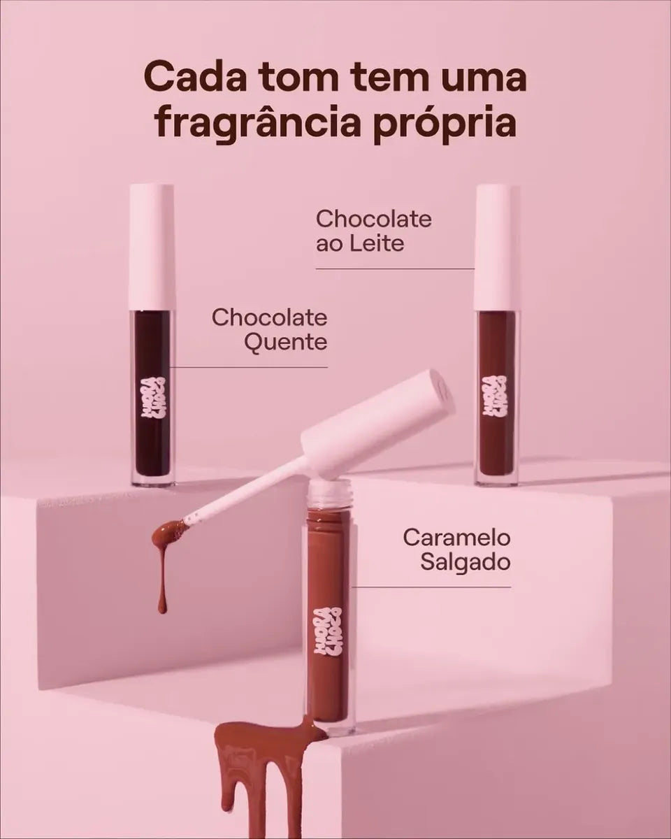 Kit Gloss HidraChoco | Boca Rosa
