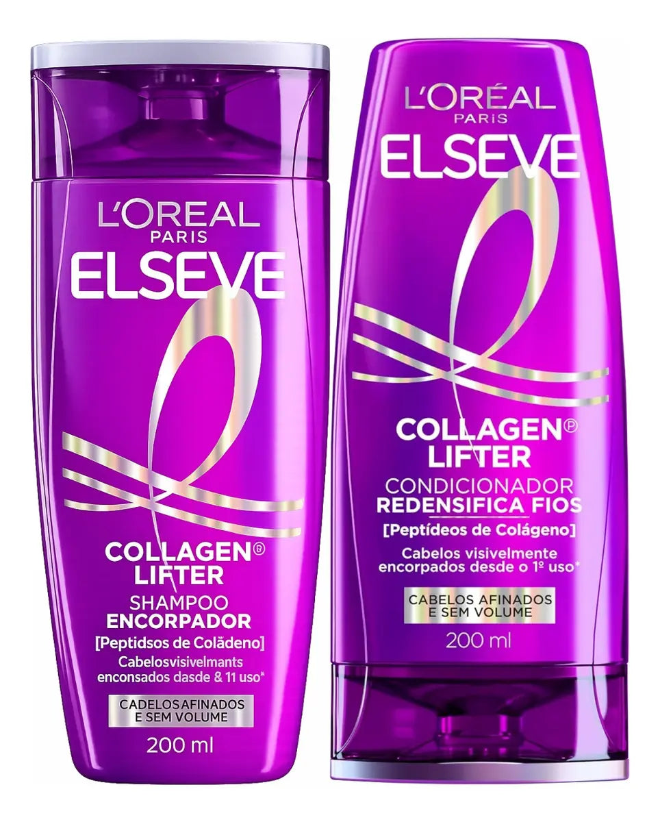 Shampoo e Condicionador Elseve Collagen Lifter 200ml - L’Oréal