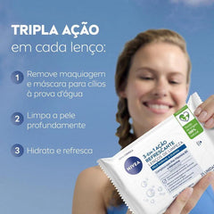 Lenço De Limpeza Facial Demaquilante | Nivea