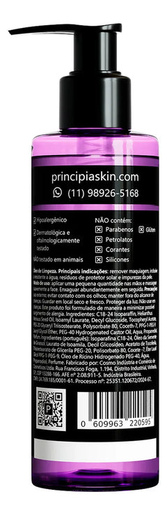 Óleo De Limpeza Demaquilante 200ml | Principia