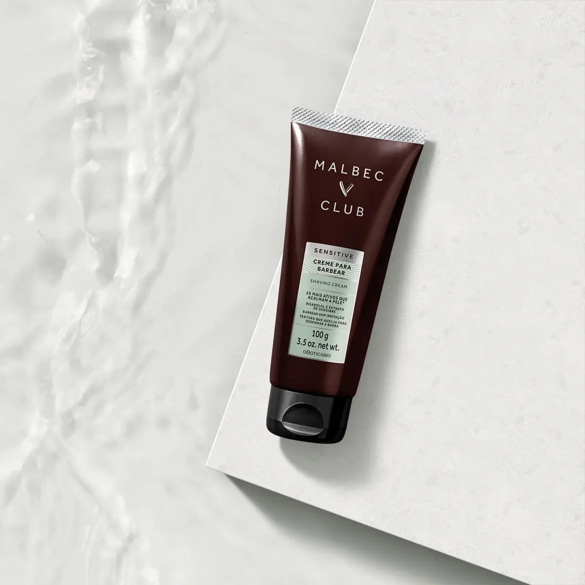 Creme Para Barbear Malbec Club Sensitive 100g - O Boticário