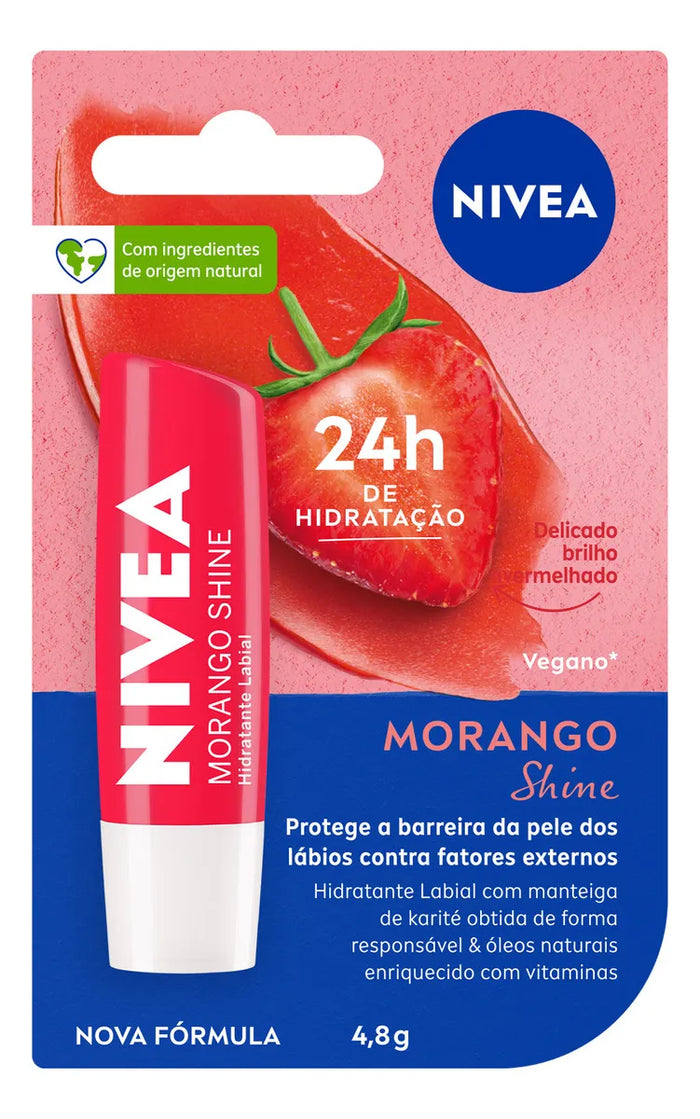 Hidratante Labial Morango | Nivea