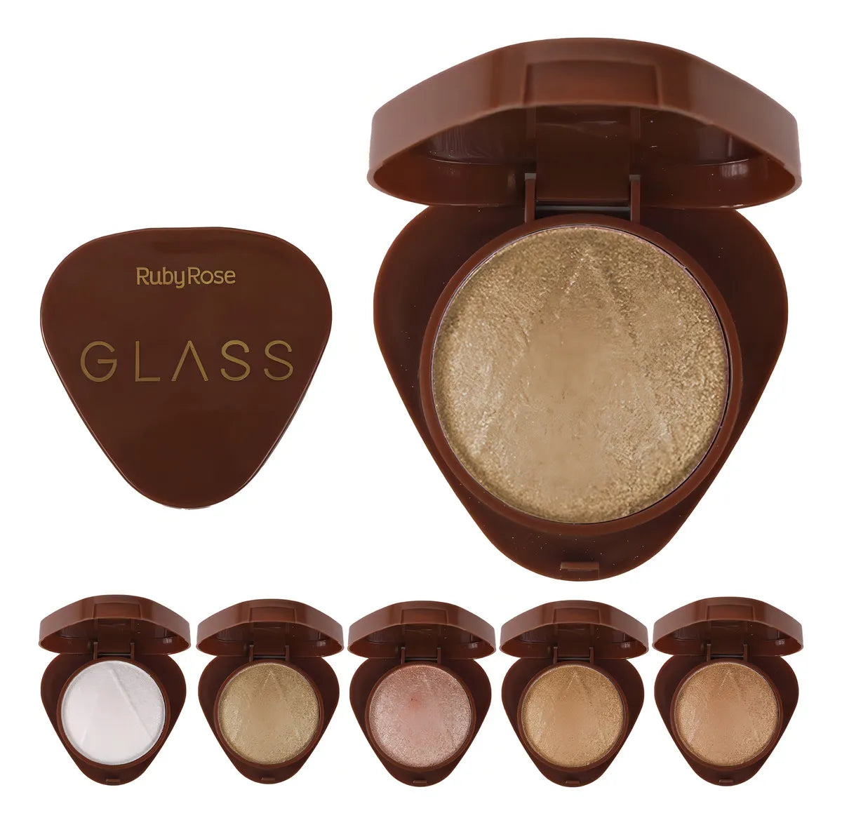 Blush Compacto Linha Glass Natural e Aveludado | Ruby Rose