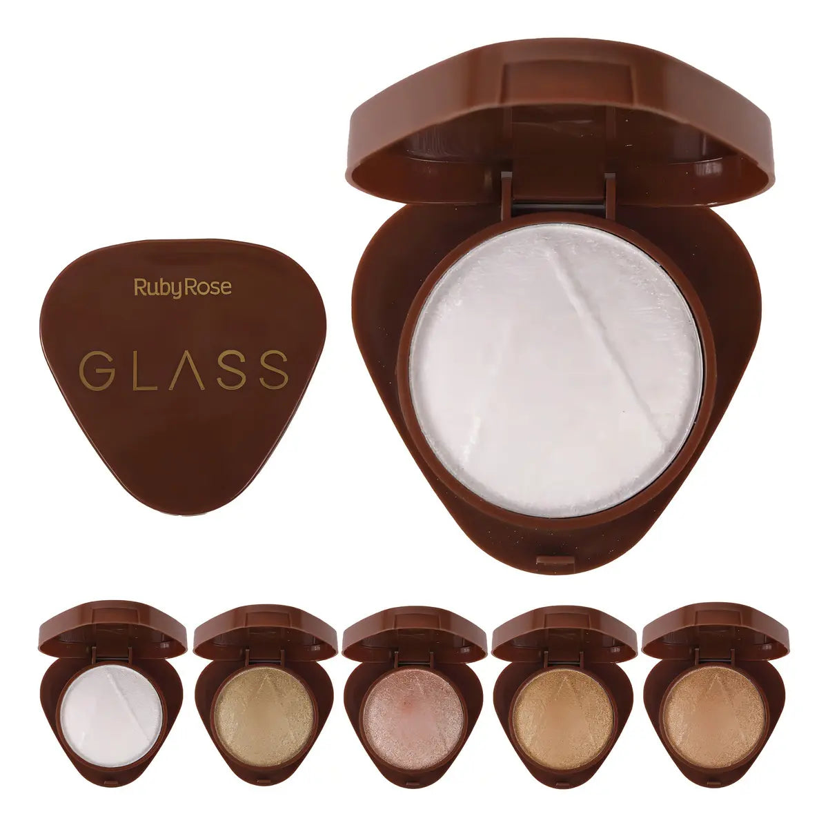 Blush Compacto Linha Glass Natural e Aveludado | Ruby Rose