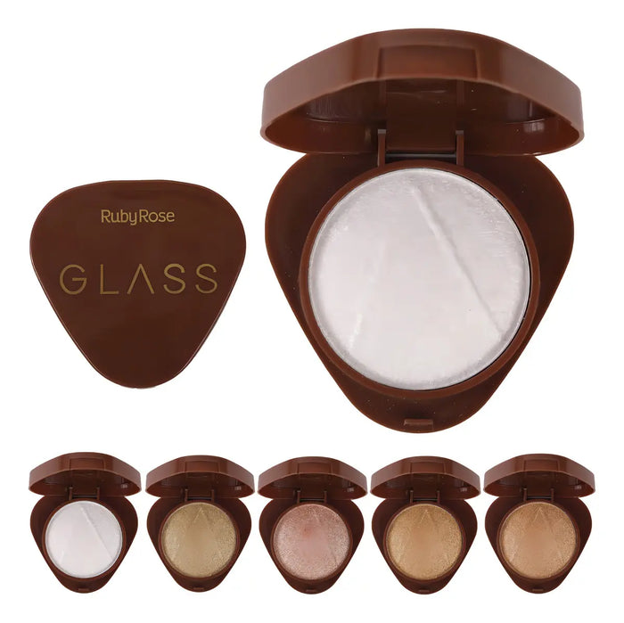 Blush Compacto Linha Glass Natural e Aveludado | Ruby Rose
