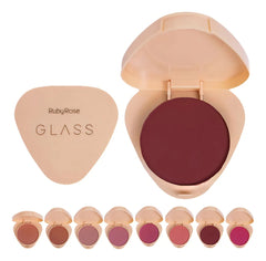 Blush Compacto Linha Glass Natural e Aveludado | Ruby Rose