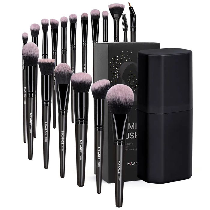 Kit Completo com 18 Pincéis Profissionais