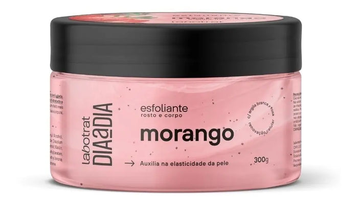 Creme Esfoliante Corpo e Rosto Morango 300g – Tipo de Pele Normal | Labotrat