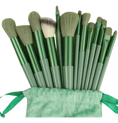 Kit 13 Pincéis De Maquiagem