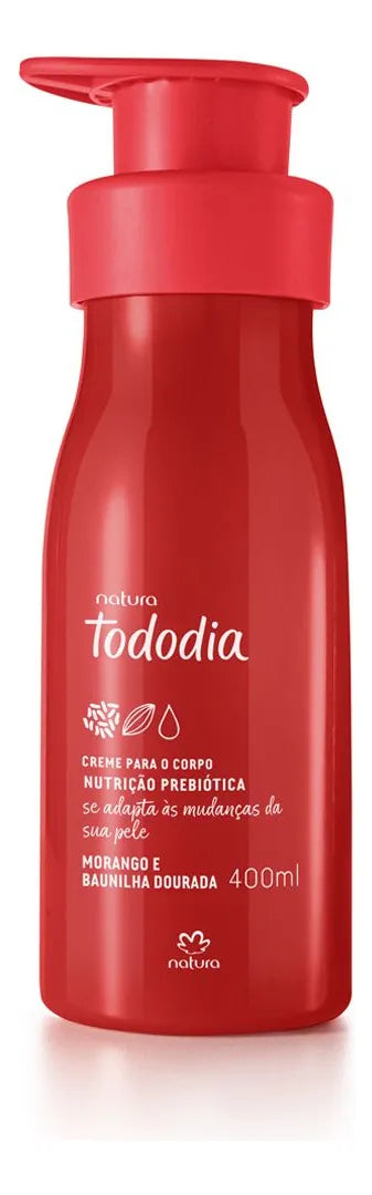 Creme Hidratante Tododia - Morango & Baunilha | Natura