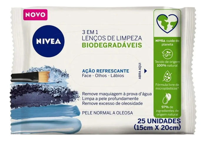 Lenço De Limpeza Facial Demaquilante | Nivea