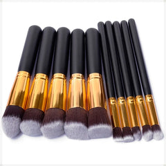 Kit Precision - 10 Pincéis Profissionais