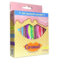 Kit 3 Hidratantes Labiais - Sorvete | Carmed