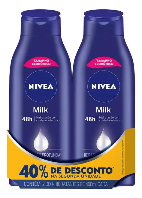 Kit 2 Loção Hidratante Body Milk | Nivea