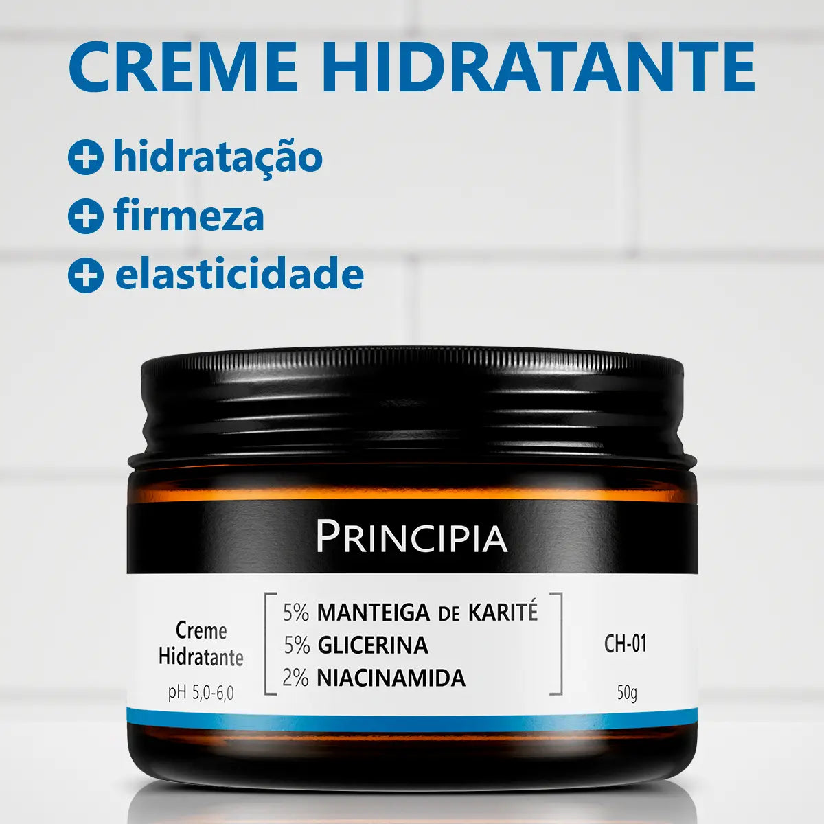 Creme Hidratante Facial CH-01 - 50g | Principia
