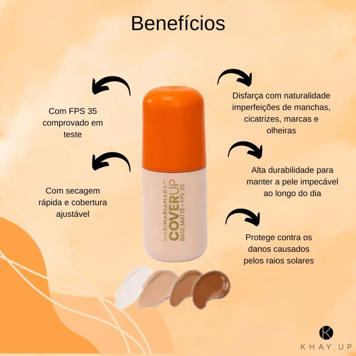 Base Líquida Matte Cover Up - 35ml | Mari Maria