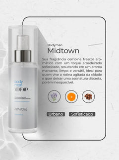 Kit Body Splash Masculino | Midtown + Barbarius - 200ml