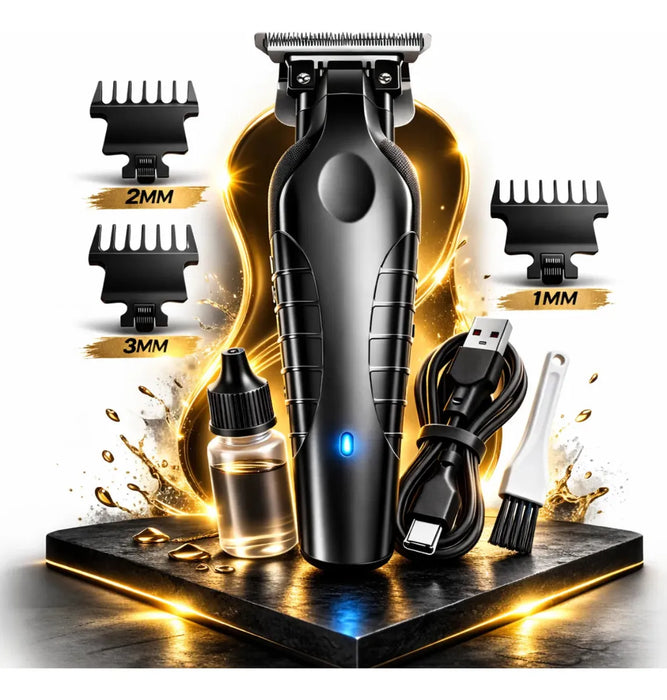 Máquina Profissional - Sem Fio Cor Preta