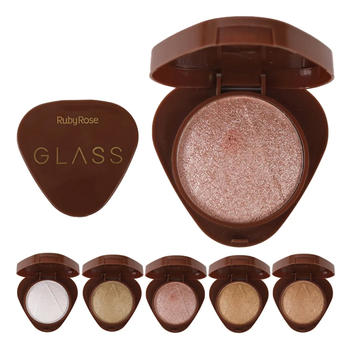Blush Compacto Linha Glass Natural e Aveludado | Ruby Rose