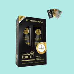 Kit Shampoo + Condicionador Cavalo Forte 500ml - Haskell