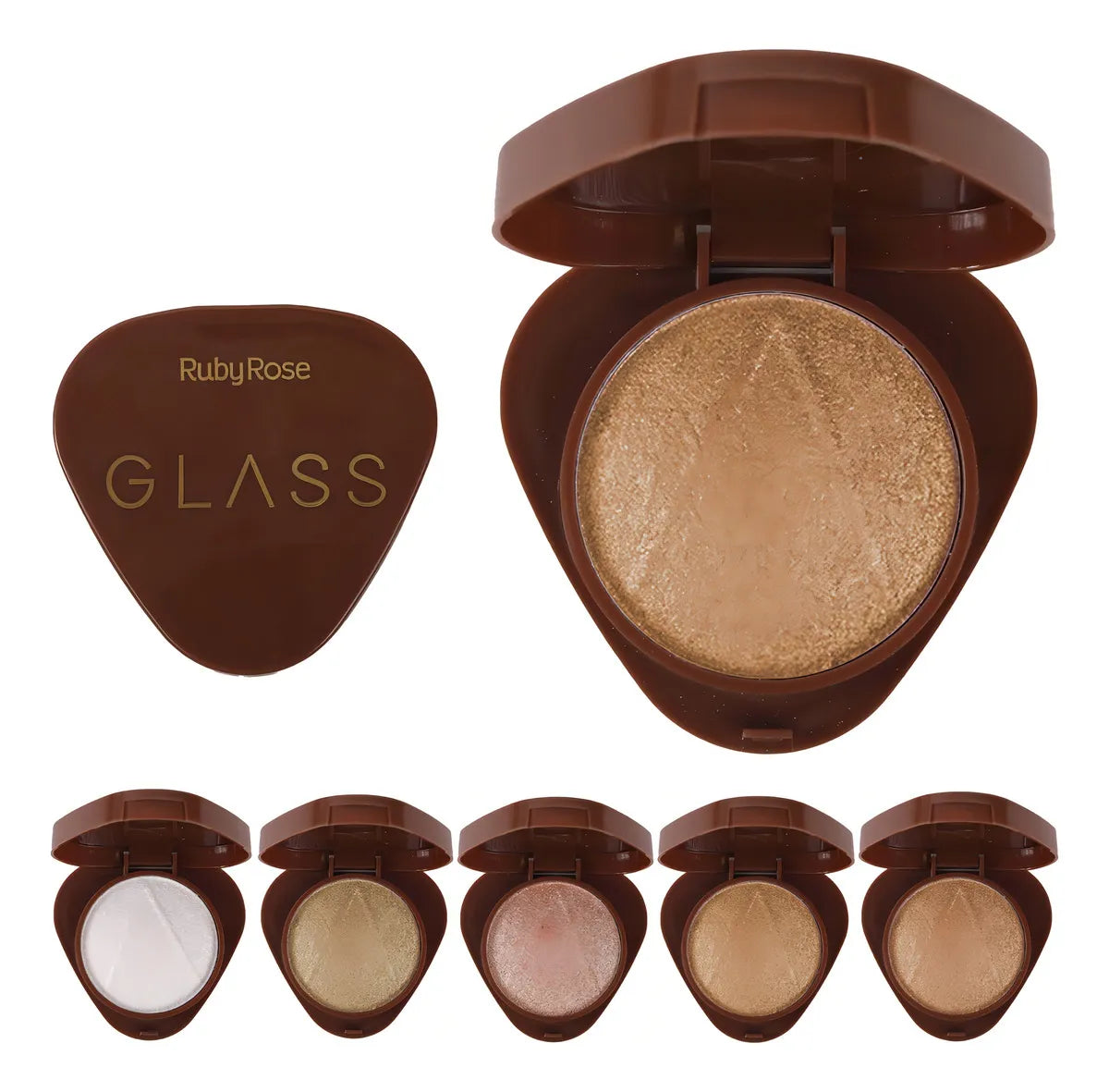 Blush Compacto Linha Glass Natural e Aveludado | Ruby Rose