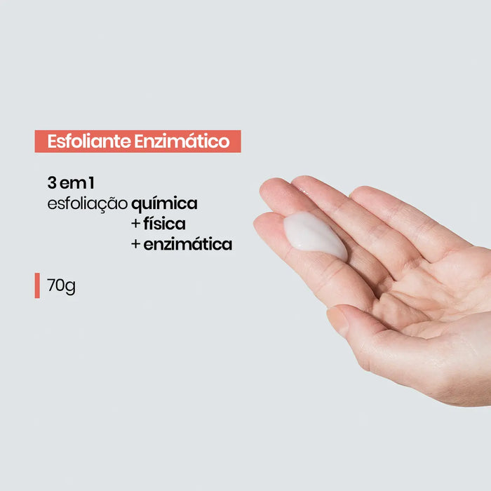Esfoliante Enzimático Facial com Partículas de Bambu 70g – Sallve