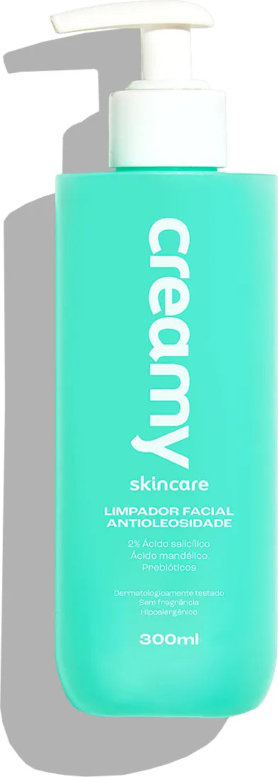 Limpador Facial Antioleosidade Creamy Skincare - 300ml - Creamy