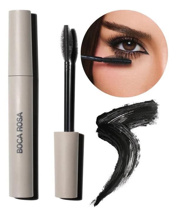 Máscara Para Cílios Super Volume Boca Rosa Rímel Preto Preto