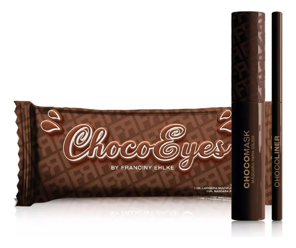 Kit Fran Choco Eyes Mascara Marrom By Franciny Ehlke