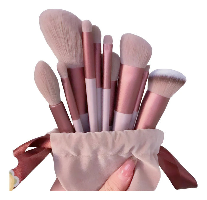 Kit 13 Pincéis De Maquiagem - Sortidos